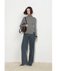 Fabrique - Edith Asymmetric Hem Top - Lyst