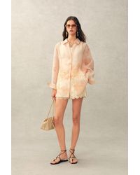 Fabrique - Celeste Handpainted Floral Loose Shirt - Lyst
