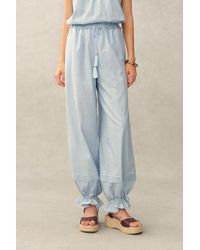 Fabrique - Elsa Boho Lace Adjustable Cuffs Balloon Pants - Lyst