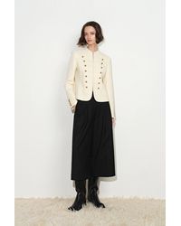 Fabrique - Riley Textured Napoleonic Jacket - Lyst