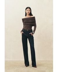 Fabrique - Evelyn Convertible Off Shoulder Draped Top - Lyst