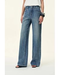 Fabrique - Eclipse-D Rhinestone Washed Jeans - Lyst
