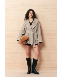 Fabrique - Eloise Belted Embroidery Coat - Lyst