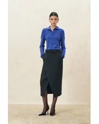 Fabrique - Kira Half Placket Top - Lyst