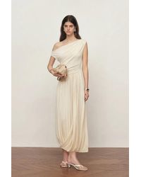 Fabrique - Hera Drapey One Shoulder Dress - Lyst