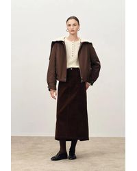 Fabrique - Dakota Cropped Quilted Cotton Jacket - Lyst