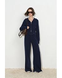 Fabrique - Vivi Fitted Cropped Hooded Cardigan - Lyst
