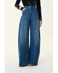 Fabrique - Manon Seams Soft Barrel Leg Jeans - Lyst