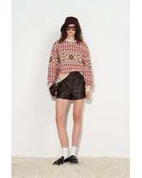 Fabrique - Fiona Fair Isle Sweater - Lyst