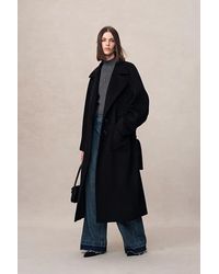 Fabrique - Rond Maxi Lapel Long Coat - Lyst