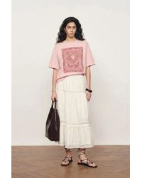 Fabrique - Tina Heart Embroidered Patch T-Shirt - Lyst