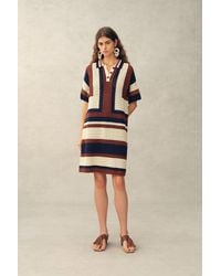 Fabrique - Louise Short-Sleeve Crochet Dress - Lyst