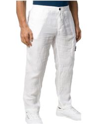 stone island white pants