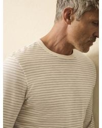 Faherty - Long-Sleeve Sunwashed Regenerative Cotton T-Shirt - Lyst