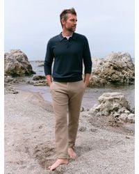Faherty - Stretch Terry Trouser Pants - Lyst