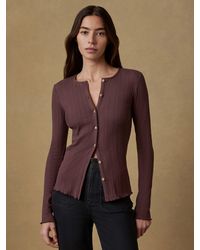 Faherty - Paradise Pointelle Cardigan - Lyst