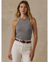 Faherty - Paradise Pointelle Tank - Lyst