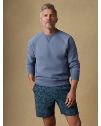Faherty - High Standard Fleece Crew T-Shirt - Lyst