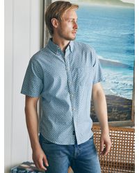 Faherty - Short-sleeve Stretch Playa Shirt - Lyst