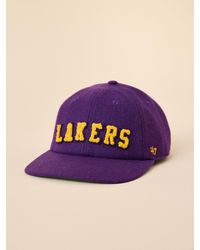Faherty - La Lakers X '47 Clean Up Flat Brim Hat - Lyst