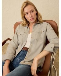Faherty - Nazare Flannel Overshirt - Lyst