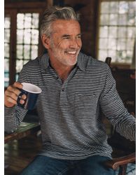 faherty long sleeve polo