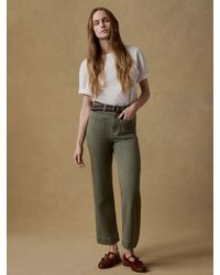 Faherty - Stretch Terry Patch Pocket Ankle Pants - Lyst