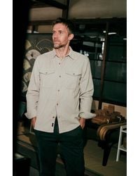 Faherty - Stretch Terry Corduroy Workshirt - Lyst