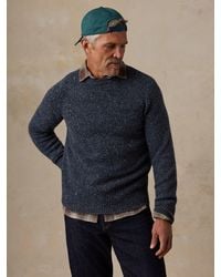 Faherty - Donegal Crew Sweater - Lyst