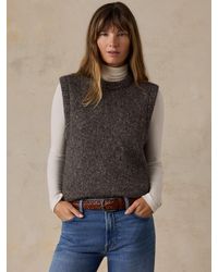Faherty - Après Alpaca Relaxed Vest - Lyst