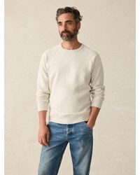 Faherty - High Standard Fleece Crewneck T-Shirt - Lyst
