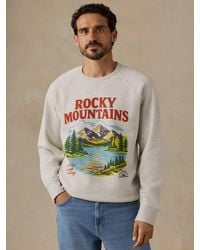 Faherty - X Parks Project Rocky Mountains High Standard Fleece Crewneck - Lyst