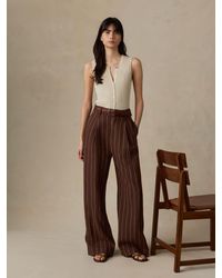 Faherty - Sun Strider Linen Pleated Pants - Lyst