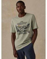 Faherty - X Parks Project Great Smoky Mountains Short-Sleeve Sunwashed Regenerative T-Shirt - Lyst