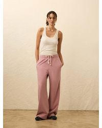 Faherty - High Standard Fleece Wide Leg Sweatpant - Lyst