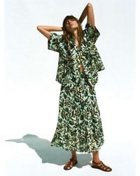 Faherty - Montecito Linen Maxi Skirt - Lyst
