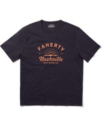 Faherty - Nashville Short-sleeve Crew T-shirt - Lyst
