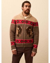 Faherty - Steven Paul Judd Buffalo Zip Cardigan - Lyst