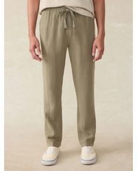 Faherty - Linen Drawstring Pants - Lyst