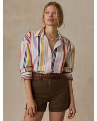 Faherty - Coastal Poplin Relaxed Shirt - Lyst