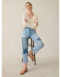 Faherty - 90S Crop Patchwork Jean - Lyst
