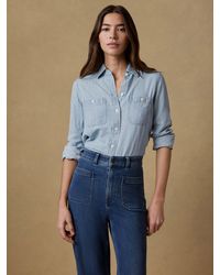 Faherty - Tried & True Chambray Classic Shirt - Lyst