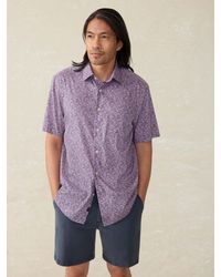 Faherty - Short-Sleeve Movement&Trade; Monterey Shirt - Lyst