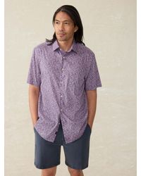 Faherty - Short-Sleeve Movement&Trade; Monterey Shirt - Lyst