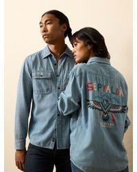 Faherty - Steven Paul Judd Thunderbird Denim Workshirt - Lyst