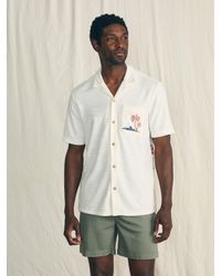 Faherty - Short-sleeve Cabana Towel Terry Shirt - Lyst