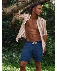 Faherty - Essential Linen Short (6.5" - Lyst
