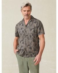 Faherty - Short-Sleeve Breeze Camp Shirt - Lyst