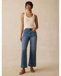 Faherty - Stretch Terry Patch Pocket Ankle Pants Wash - Lyst