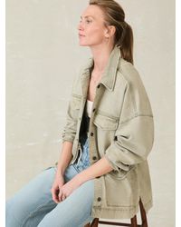 Faherty - Sunwashed Denim Utility Jacket - Lyst